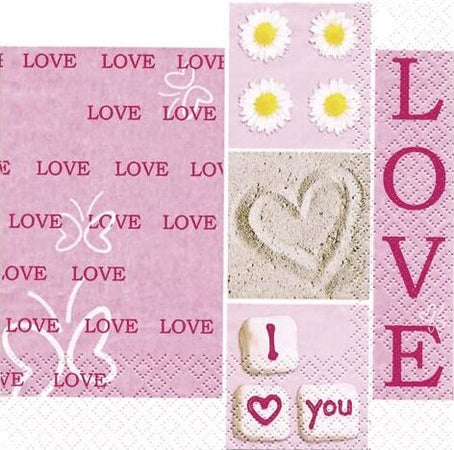 RAYHER---20-PEZZI---CONFEZIONE-DA-20-TOVAGLIOLI-PER-DECOUPAGE-33X33CM---COLORE-ROSA