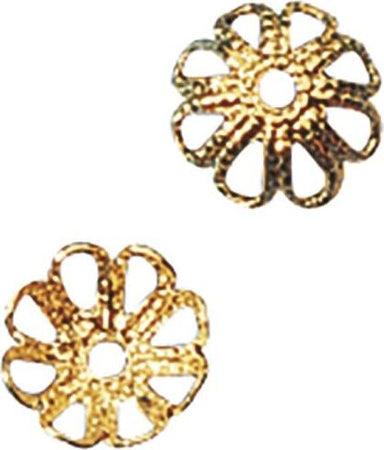 RAYHER---20N-PEZZI---CAPPETTE-FILIGRANA-PER-CREZIONE-GIOIELLI-7MM---COLORE-ORO