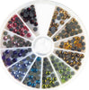 RAYHER---240-PEZZI---PIETRE-HOTFIX-STRASS-ø4MM---12-COLORI-ASSORTITI