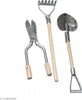 RAYHER---3-PEZZI---ATTREZZI-DA-GIARDINO-IN-MINIATURA---IN-METALLO-E-LEGNO