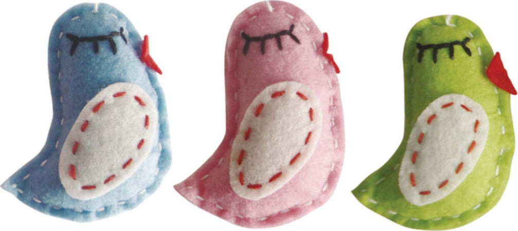 RAYHER---3-PEZZI---UCCELLINI-DI-FELTRO-7,5CM