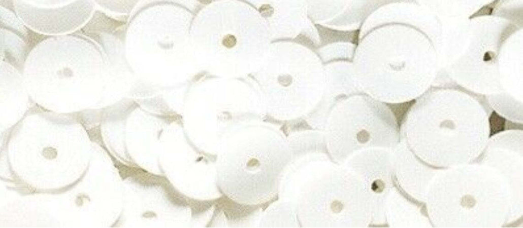 RAYHER---6gr-PAILLETTE-LISCE-6MM---COLORE-BIANCO