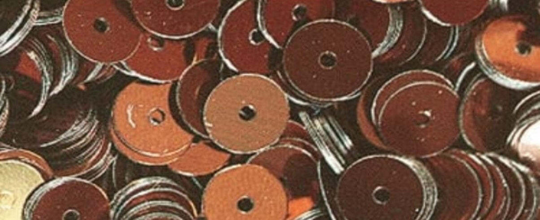 RAYHER---6gr-PAILLETTE-LISCE-6MM---COLORE-MARRONE-SCURO