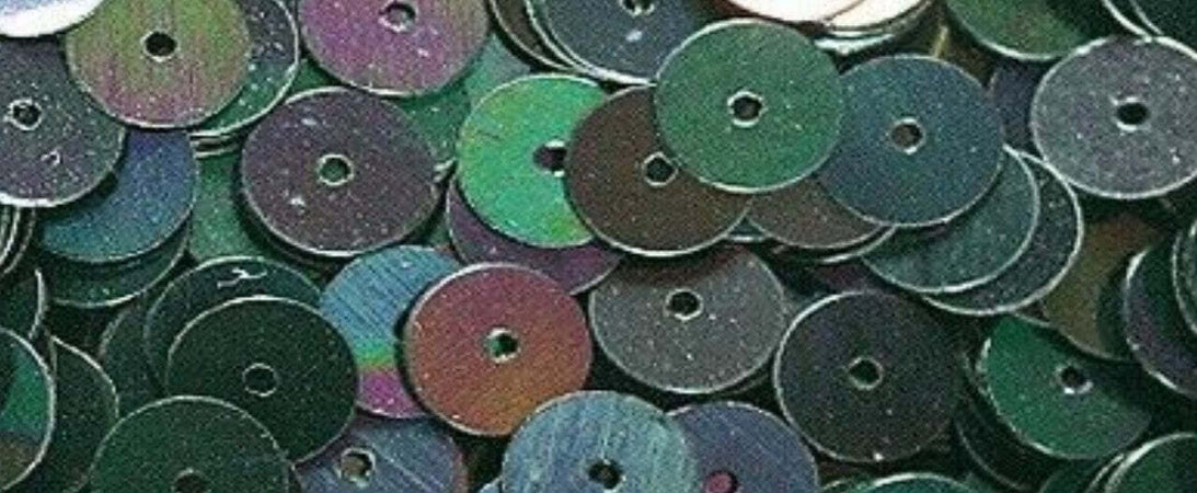 RAYHER---6gr-PAILLETTE-LISCE-6MM---COLORE-NERO-IRIDESCENTE