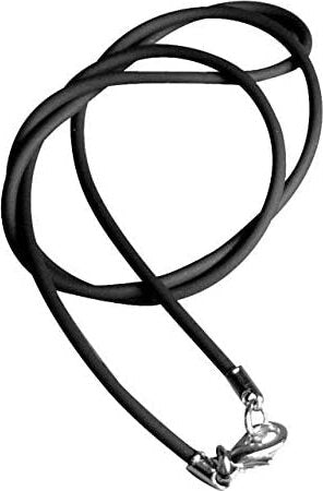 RAYHER---COLLIER-IN-CAUCCIU'-Ø2MM-42CM---COLORE-NERO