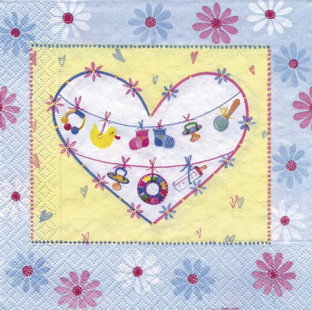 RAYHER---CONFEZIONE-DI-TOVAGLIOLI-PER-DECOUPAGE-DA-20PZ-33X33CM---FANTASIA-CUORE-DECORATO
