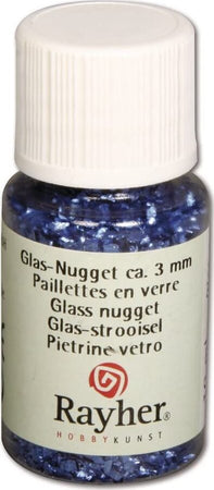 RAYHER---GLITTER-PIETRINE-IN-VETRO-10ML---COLORE-BLU-SCURO