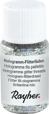 RAYHER---GLITTER-STRISCE-DI-PAILLETTES-10ML---COLORE-ARGENTO-BRILLANTE