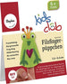 RAYHER---KIT-PER-BURATTINO-DA-DITO-IN-FELTRO---RAPPRESENTAZIONE-RE-RANOCCHIO-7,5X5,5CM