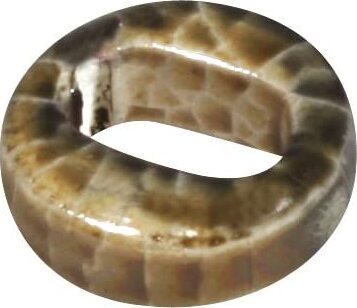 RAYHER---PERLINA-FORMA-ANELLO-IN-CERAMICA-ø1,6cm---COLORE-MARRONE
