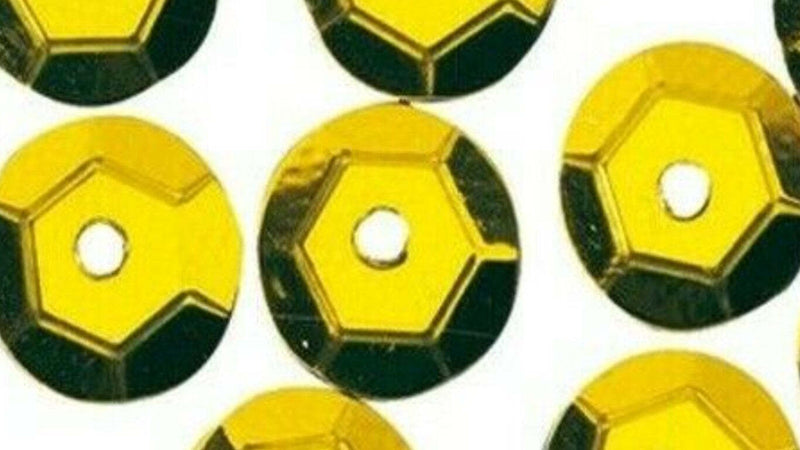RAYHER---SCATOLA-DI-PAILLETTE-CONCAVE-6MM-6GR---COLORE-ORO-GIALLO