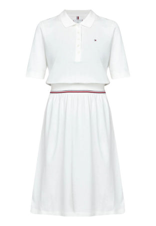 Tommy Hilfiger VESTITO REG RWB F&F POLO DRESS da donna