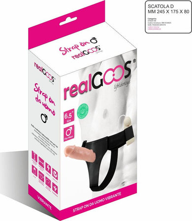 Realgoos® Fallo Realistico Indossabile Cavo per lui Strap On Da Uomo Vibrante In Morbido TPR Salute e cura della persona/Erotismo e contraccezione/Sex toys/Strap-on Kondorama - Martinsicuro, Commerciovirtuoso.it