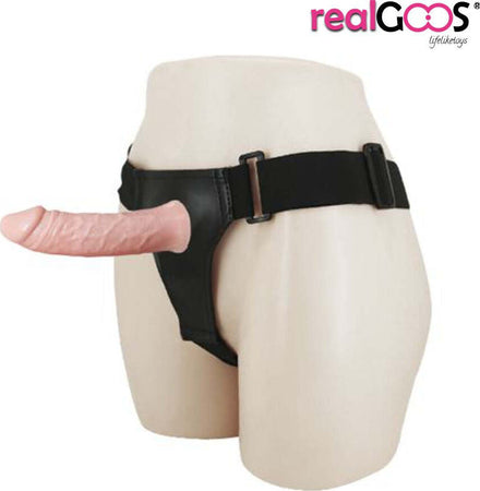 Realgoos® Fallo Realistico Indossabile Cavo per Lui Strap On Da Uomo Vibrante Vibratore in Morbido TPR 155 x 42 mm Salute e cura della persona/Erotismo e contraccezione/Sex toys/Strap-on Kondorama - Martinsicuro, Commerciovirtuoso.it