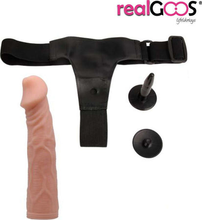 Realgoos® Fallo Realistico Indossabile Per Lei Strap On Da Donna Non Vibrante In Morbido Tpr 190x40mm Salute e cura della persona/Erotismo e contraccezione/Sex toys/Strap-on Kondorama - Martinsicuro, Commerciovirtuoso.it