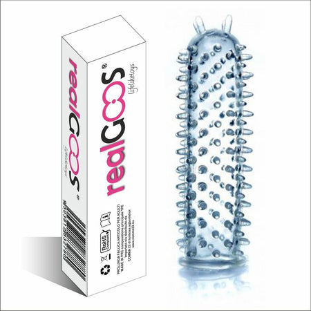 Realgoos® Prolunga Fallica Elastica Super Stretch Penis Sleeve In Tpe Trasparente Con Stimolatori Salute e cura della persona/Erotismo e contraccezione/Sex toys/Guaine e prolunghe per il pene Kondorama - Martinsicuro, Commerciovirtuoso.it