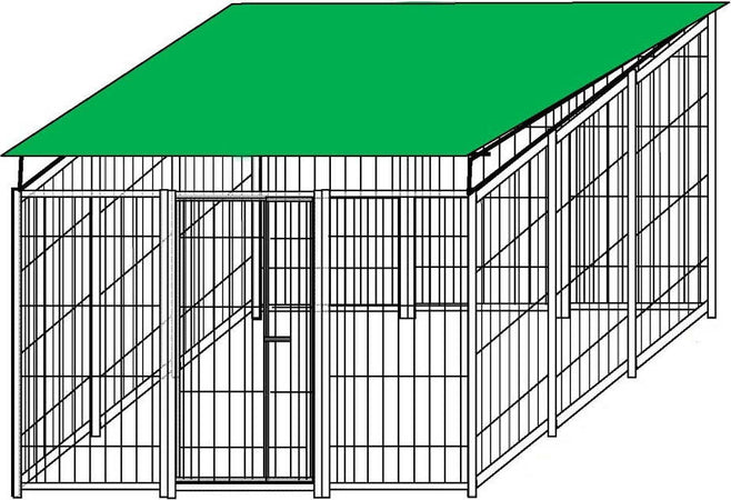 Recinzione da Esterno con Copertura Zincatura a Caldo da 300x300x Altezza 180 Cm Prodotti per animali domestici/Cani/Cucce gabbiette e recinzioni/Recinti da esterno Ogomondo - Martina Franca, Commerciovirtuoso.it