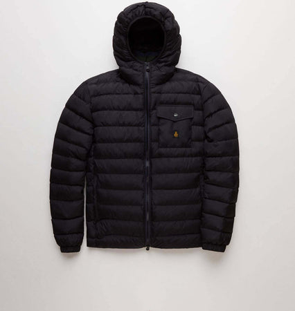 Refrigiwear Hunter Jacket Uomo Piumino 180gr Nero Giubbotto Con Cappuccio Giacca Imbottita Invernale 100% Piuma D'anatra Bomber Impermeabile Anti Vento Moda/Uomo/Abbigliamento/Giacche e cappotti/Giacche impermeabili Euforia - Bronte, Commerciovirtuoso.it