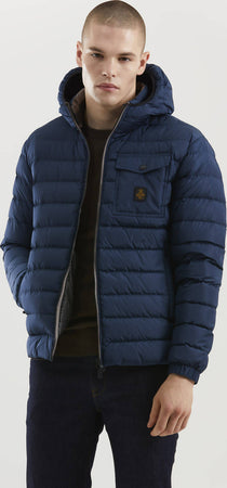 Refrigiwear Hunter Jacket Uomo Piumino 180gr Nero Giubbotto Con Cappuccio Giacca Imbottita Invernale 100% Piuma D'anatra Bomber Impermeabile Anti Vento Moda/Uomo/Abbigliamento/Giacche e cappotti/Giacche impermeabili Euforia - Bronte, Commerciovirtuoso.it