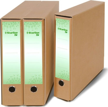 Registratore Avana Eco - protocollo - dorso 8 cm - Starline Cancelleria e prodotti per ufficio/Archivio ufficio e accessori per scrivania/Raccoglitori e accessori per raccoglitori/Raccoglitori/Raccoglitori a leva per documenti Eurocartuccia - Pavullo, Commerciovirtuoso.it