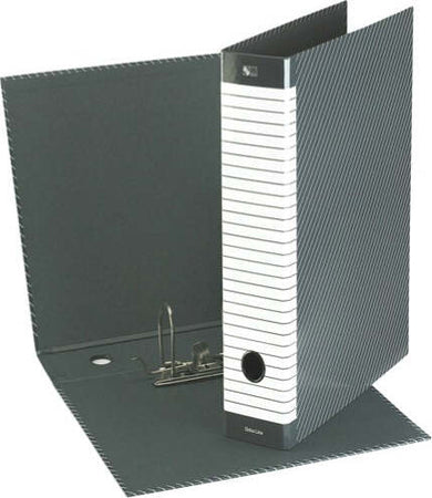 Registratore Delso Line G14 - dorso 5 cm - protocollo 23x33 cm - grigio - Esselte Cancelleria e prodotti per ufficio/Archivio ufficio e accessori per scrivania/Raccoglitori e accessori per raccoglitori/Raccoglitori/Raccoglitori a leva per documenti Eurocartuccia - Pavullo, Commerciovirtuoso.it