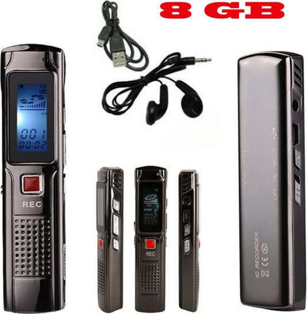 Registratore-Digitale-8-Gb-Usb-Vocale-Spia-Vox-Ricaricabile-Mini-Ultraslim