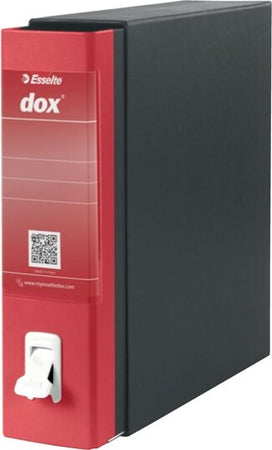 Registratore Dox 1 - dorso 8 cm - commerciale 23x29 7 cm - rosso - Esselte Cancelleria e prodotti per ufficio/Archivio ufficio e accessori per scrivania/Raccoglitori e accessori per raccoglitori/Raccoglitori/Raccoglitori a leva per documenti Eurocartuccia - Pavullo, Commerciovirtuoso.it