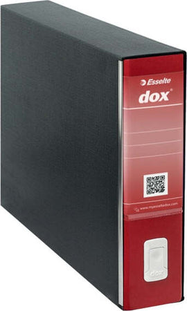 Registratore Dox 10 - dorso 8 cm - 46 x 31 5 cm - rosso - Esselte Cancelleria e prodotti per ufficio/Archivio ufficio e accessori per scrivania/Raccoglitori e accessori per raccoglitori/Raccoglitori/Raccoglitori a leva per documenti Eurocartuccia - Pavullo, Commerciovirtuoso.it