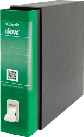 Registratore Dox 2 - dorso 8 cm - protocollo 23x34 cm - verde - Esselte Cancelleria e prodotti per ufficio/Archivio ufficio e accessori per scrivania/Raccoglitori e accessori per raccoglitori/Raccoglitori/Raccoglitori a leva per documenti Eurocartuccia - Pavullo, Commerciovirtuoso.it
