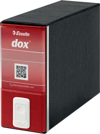 Registratore Dox 3 - dorso 8 cm - memorandum 23 x 18 cm - rosso - Esselte Cancelleria e prodotti per ufficio/Archivio ufficio e accessori per scrivania/Raccoglitori e accessori per raccoglitori/Raccoglitori/Raccoglitori a leva per documenti Eurocartuccia - Pavullo, Commerciovirtuoso.it