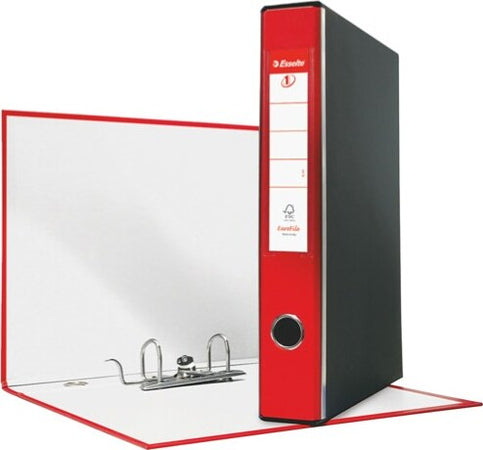 Registratore Eurofile G52 - dorso 5 cm - commerciale 23x30 cm - rosso - Esselte Cancelleria e prodotti per ufficio/Archivio ufficio e accessori per scrivania/Raccoglitori e accessori per raccoglitori/Raccoglitori/Raccoglitori a leva per documenti Eurocartuccia - Pavullo, Commerciovirtuoso.it