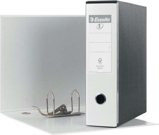 Registratore Eurofile G53 - dorso 8 cm - commerciale 23x30 cm - bianco - Esselte Cancelleria e prodotti per ufficio/Archivio ufficio e accessori per scrivania/Raccoglitori e accessori per raccoglitori/Raccoglitori/Raccoglitori a leva per documenti Eurocartuccia - Pavullo, Commerciovirtuoso.it