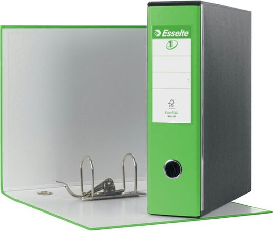 Registratore Eurofile G53 - dorso 8 cm - commerciale 23x30 cm - verde vivida - Esselte Cancelleria e prodotti per ufficio/Archivio ufficio e accessori per scrivania/Raccoglitori e accessori per raccoglitori/Raccoglitori/Raccoglitori a leva per documenti Eurocartuccia - Pavullo, Commerciovirtuoso.it