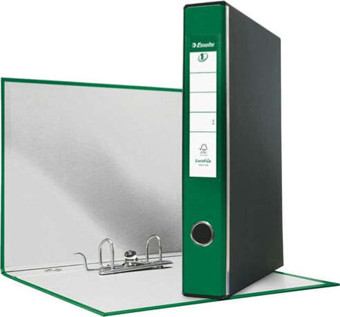 Registratore Eurofile G54 - dorso 5 cm - protocollo 23x33 cm - verde - Esselte Cancelleria e prodotti per ufficio/Archivio ufficio e accessori per scrivania/Raccoglitori e accessori per raccoglitori/Raccoglitori/Raccoglitori a leva per documenti Eurocartuccia - Pavullo, Commerciovirtuoso.it