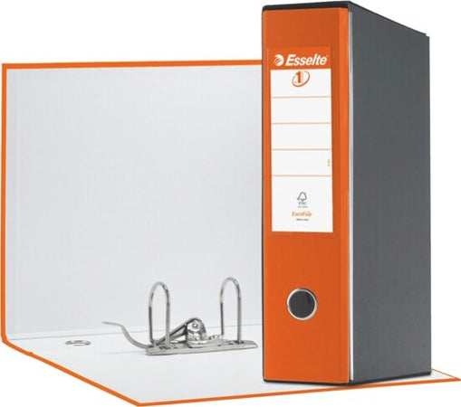 Registratore Eurofile G55 - dorso 8 cm - protocollo 23x33 cm - arancione - Esselte Cancelleria e prodotti per ufficio/Archivio ufficio e accessori per scrivania/Raccoglitori e accessori per raccoglitori/Raccoglitori/Raccoglitori a leva per documenti Eurocartuccia - Pavullo, Commerciovirtuoso.it