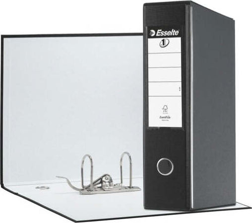 Registratore Eurofile G55 - dorso 8 cm - protocollo 23x33 cm - nero - Esselte Cancelleria e prodotti per ufficio/Archivio ufficio e accessori per scrivania/Raccoglitori e accessori per raccoglitori/Raccoglitori/Raccoglitori a leva per documenti Eurocartuccia - Pavullo, Commerciovirtuoso.it