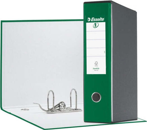 Registratore Eurofile G55 - dorso 8 cm - protocollo 23x33 cm - verde - Esselte Cancelleria e prodotti per ufficio/Archivio ufficio e accessori per scrivania/Raccoglitori e accessori per raccoglitori/Raccoglitori/Raccoglitori a leva per documenti Eurocartuccia - Pavullo, Commerciovirtuoso.it