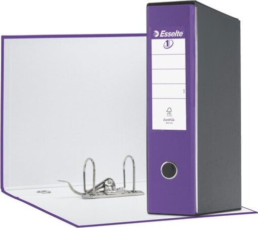 Registratore Eurofile G55 - dorso 8 cm - protocollo 23x33 cm - viola - Esselte Cancelleria e prodotti per ufficio/Archivio ufficio e accessori per scrivania/Raccoglitori e accessori per raccoglitori/Raccoglitori/Raccoglitori a leva per documenti Eurocartuccia - Pavullo, Commerciovirtuoso.it