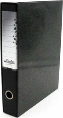 Registratore Kingbox - dorso 5 cm - protocollo 23x33 cm - nero - Starline Cancelleria e prodotti per ufficio/Archivio ufficio e accessori per scrivania/Raccoglitori e accessori per raccoglitori/Raccoglitori/Raccoglitori a leva per documenti Eurocartuccia - Pavullo, Commerciovirtuoso.it