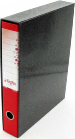 Registratore Kingbox - dorso 5 cm - protocollo 23x33 cm - rosso - Starline Cancelleria e prodotti per ufficio/Archivio ufficio e accessori per scrivania/Raccoglitori e accessori per raccoglitori/Raccoglitori/Raccoglitori a leva per documenti Eurocartuccia - Pavullo, Commerciovirtuoso.it
