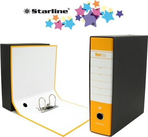 Registratore Starbox - dorso 8 cm - commerciale 23x30 cm - giallo - Starline Cancelleria e prodotti per ufficio/Archivio ufficio e accessori per scrivania/Raccoglitori e accessori per raccoglitori/Raccoglitori/Raccoglitori a leva per documenti Eurocartuccia - Pavullo, Commerciovirtuoso.it