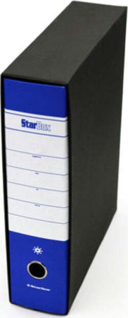 Registratore Starbox sfuso - dorso 8 cm - protocollo 23x33 cm - blu - Starline Cancelleria e prodotti per ufficio/Archivio ufficio e accessori per scrivania/Raccoglitori e accessori per raccoglitori/Raccoglitori/Raccoglitori a leva per documenti Eurocartuccia - Pavullo, Commerciovirtuoso.it
