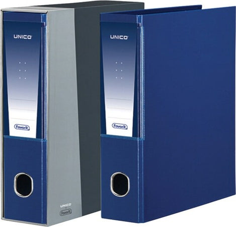 Registratore Unico - dorso 8 cm - protocollo 23x33 cm - blu - Favorit Cancelleria e prodotti per ufficio/Archivio ufficio e accessori per scrivania/Raccoglitori e accessori per raccoglitori/Raccoglitori/Raccoglitori a leva per documenti Eurocartuccia - Pavullo, Commerciovirtuoso.it