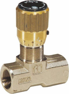 Regolatore di flusso bidirezionale da 1/2" in ottone Confezione da 1pz