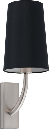 REM Lampada da parete nichel opaco/nera Illuminazione/Illuminazione per interni/Illuminazioni per pareti/Applique Led Mall Home - Napoli, Commerciovirtuoso.it