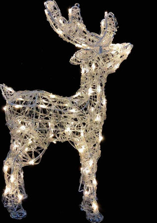 Renna luminosa a led decorazione natalizia per uso interno ed esterno h 66 cm Casa e cucina/Decorazioni per interni/Addobbi e decorazioni per ricorrenze/Decorazioni natalizie/Oggettistica MagiediNatale.it - Altamura, Commerciovirtuoso.it