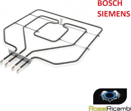 RESISTENZA FORNO BOSCH SIEMENS 471369, 773539 DOPPIA - Watt 1500+1300 Casa e cucina/Grandi elettrodomestici/Accessori e parti di ricambio/Ricambi e accessori per forni/Resistenze per forni Rossi Ricambi - Venetico Marina, Commerciovirtuoso.it