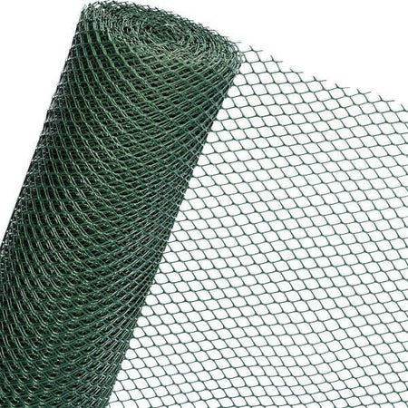 Rete-Di-Rinforzo-Per-Giardino-Verde-1-X-5-Mt-In-Plastica-Maglia-13mm-Recinsione