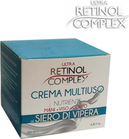 Retinol-Complex-Crema-Multiuso-Nutriente-Siero-Di-Vipera-Corpo-Mani-Viso-200ml