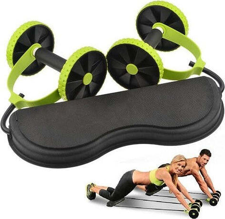 Revoflex-Xtreme-Mini-Palestra-Multifunzione-Per-Allenamento-Roller-Addominali
